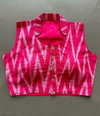 Collar By Ruhi Pure Ikkat Cotton Blouse Wholesale Market In Surat